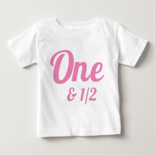 T-shirt bébé 18 mois un et demi anniversaire