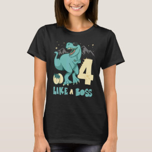 T-shirt Bébé 4e anniversaire garçon fille 4 ans comme un p