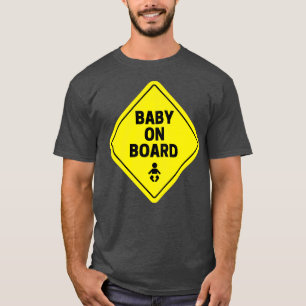 T-shirt Bébé à bord Grande conception pour maman attenante