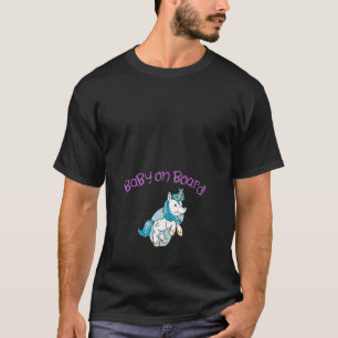 T-shirt Bébé À Bord Grossesse Pour Les Filles À Être
