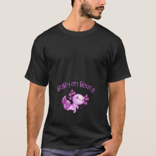 T-shirt Bébé À Bord Grossesse Pour Les Filles À Être