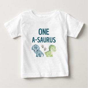 T-shirt bébé à un saurus