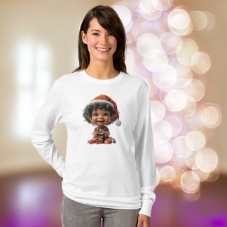 T-shirt Bébé adoré Elf Noël Femme Tee