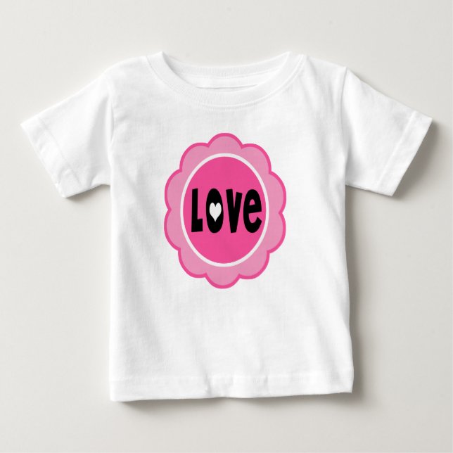 T-SHIRT BÉBÉ AMOUREUX (Devant)