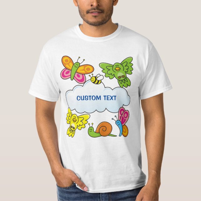 T-shirt Bébé Animaux (Devant)