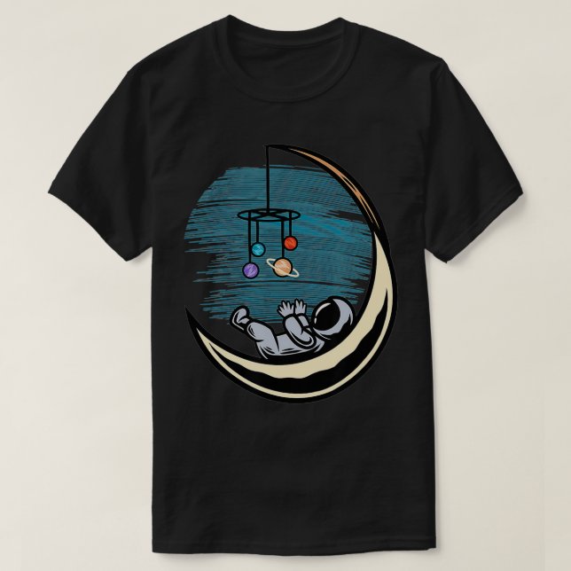 T-shirt Bébé Astronaut L'Exploration Spatiale Étoiles Love (Design devant)