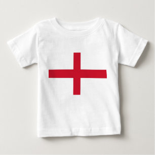 T-shirt bébé avec drapeau d'Angleterre