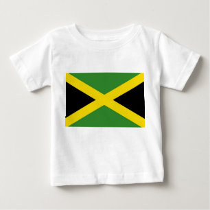 T-shirt bébé avec drapeau de la Jamaïque