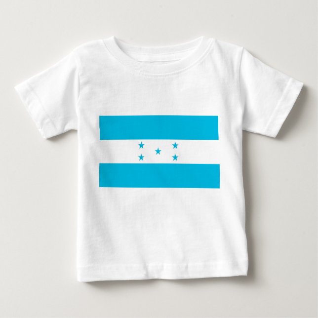 T-shirt bébé avec drapeau du Honduras (Devant)