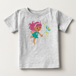 T-shirt bébé avec fille fée