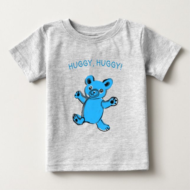 T-shirt bébé avec ours en peluche (Devant)