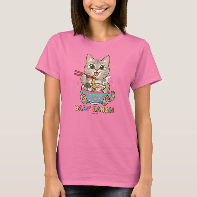 T-shirt Bébé Banzai Kat (Devant)