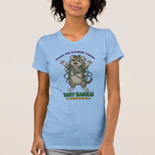 T-shirt Bébé Banzai Kat Lance-moi Quelque Chose Mardi Gras