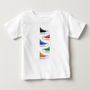 T-shirt bébé Basket décontracté coloré
