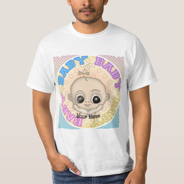 T-shirt Bébé Bébé Visage (Devant)