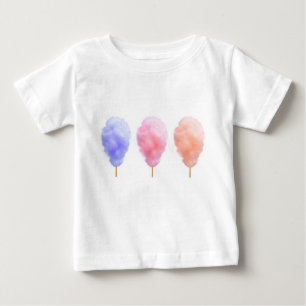 T-shirt bébé bonbon en coton