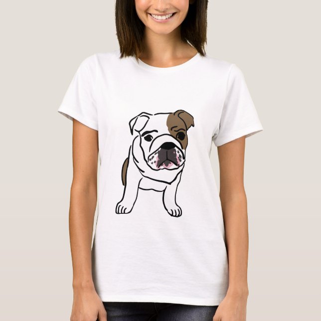 T-shirt Bébé Bouledogue (Devant)