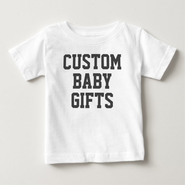 T-shirt bébé Cadeaux bébé personnalisés Modèle bla (Devant)