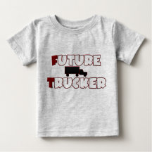 T-shirt bébé camionneur futur