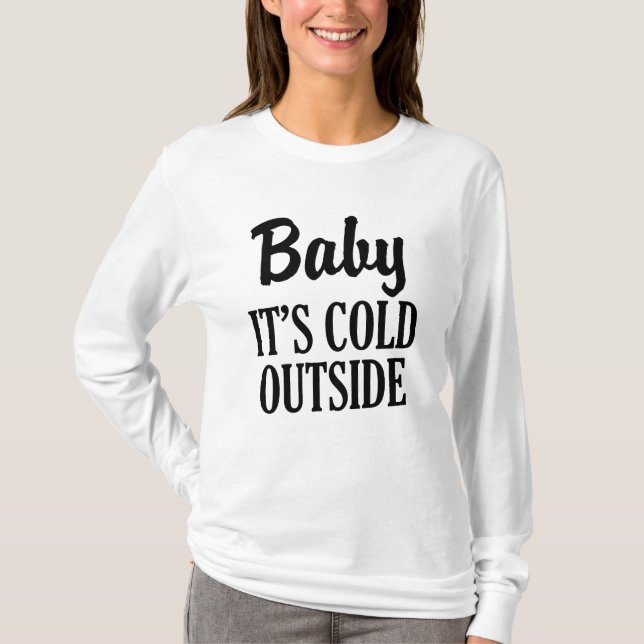 T-shirt Bébé c'est le chandail des femmes drôles (Devant)