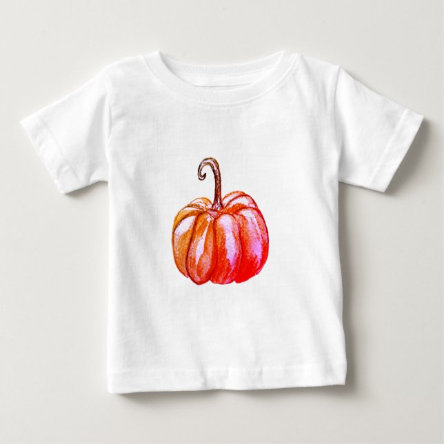 T-shirt bébé citrouille (Devant)