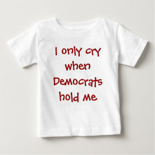 T-shirt bébé conservateur amusant