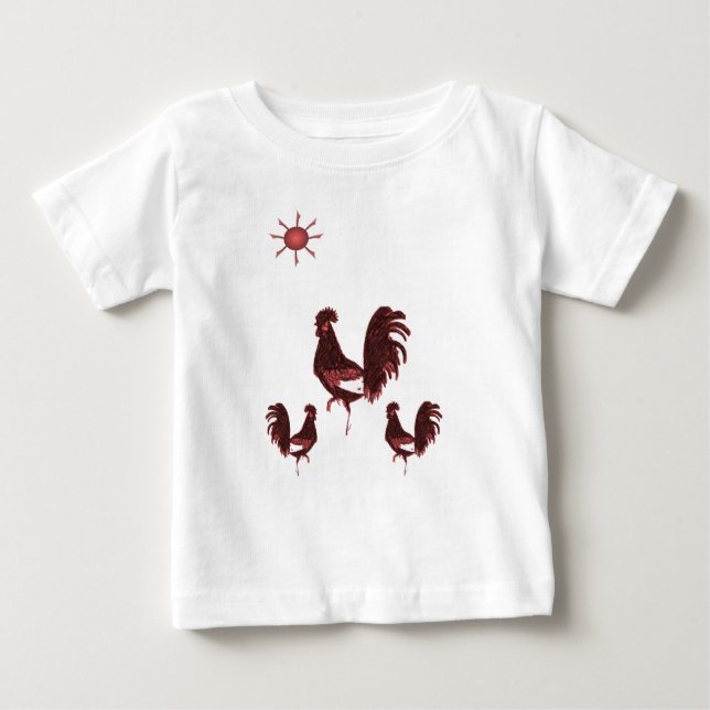 T-shirt bébé coq (Devant)