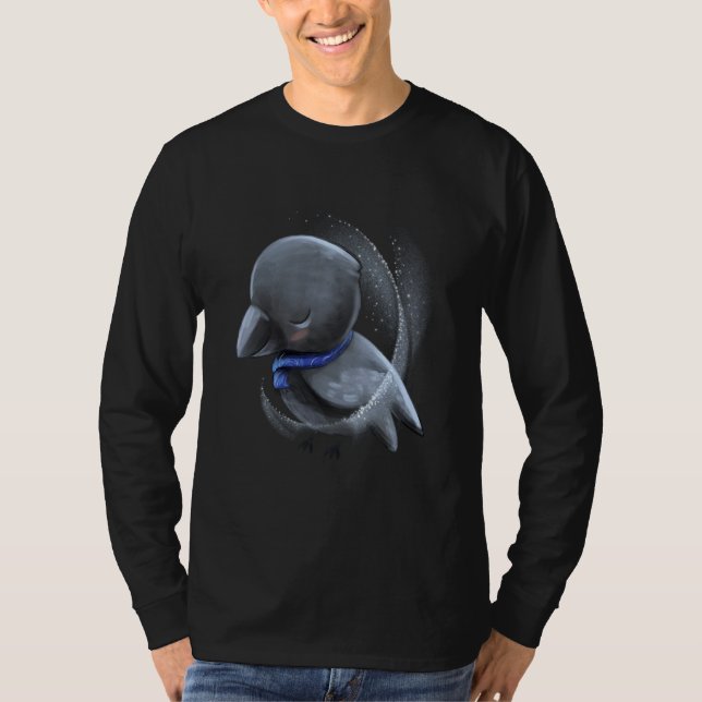 T-shirt Bébé Corbeau Poulet Endormi (Devant)