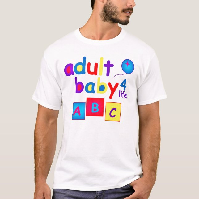 T-shirt Bébé d'AB/Adult pour la conception lumineuse de la (Devant)
