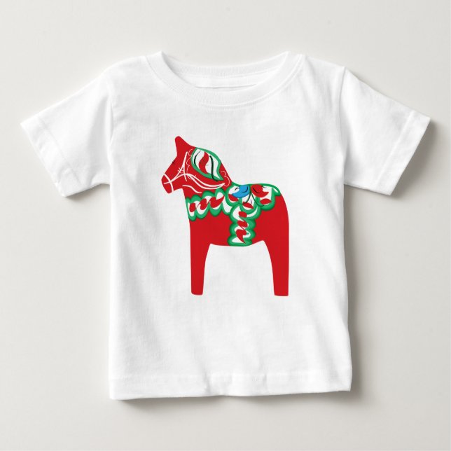 T-shirt bébé Dala Horse (Devant)