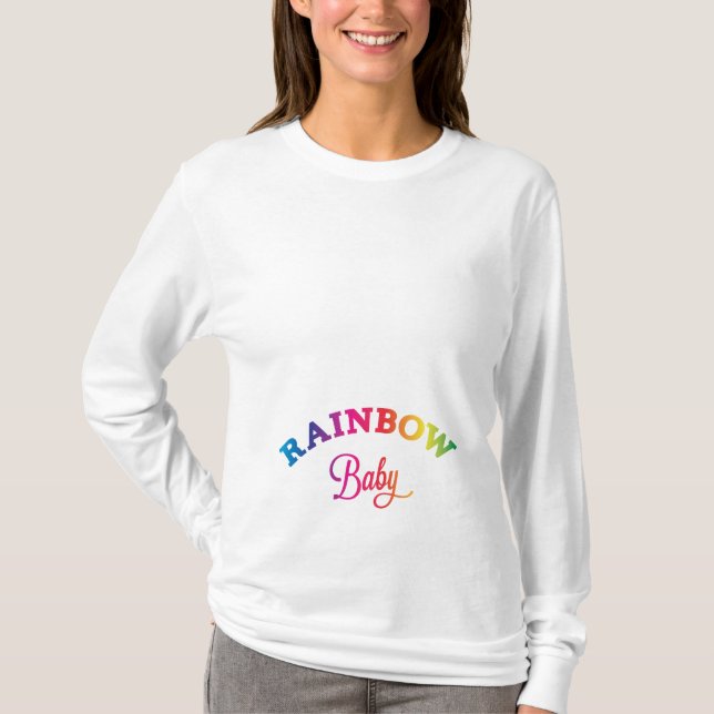 T-shirt Bébé d'arc-en-ciel (Devant)