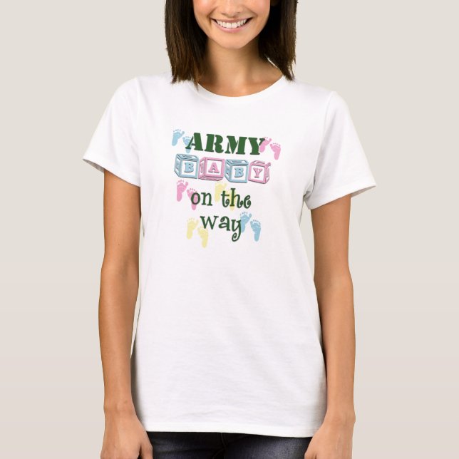 T-shirt bébé d'armée (Devant)
