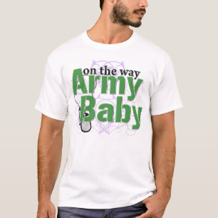 T-shirt Bébé d'armée sur le chemin