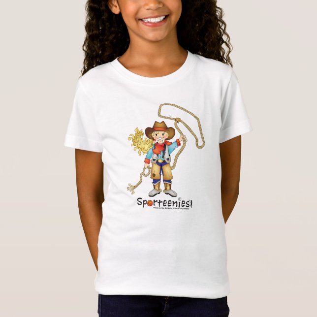 T-Shirt Bébé de cow-girl - chemise de poupée (Devant)