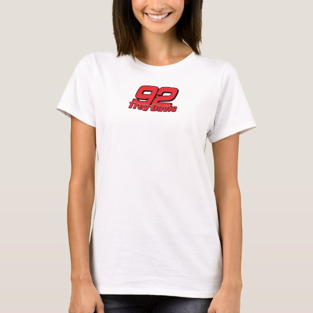 T-shirt Bébé de dames - chemise de Trey Davis de poupée (Devant)