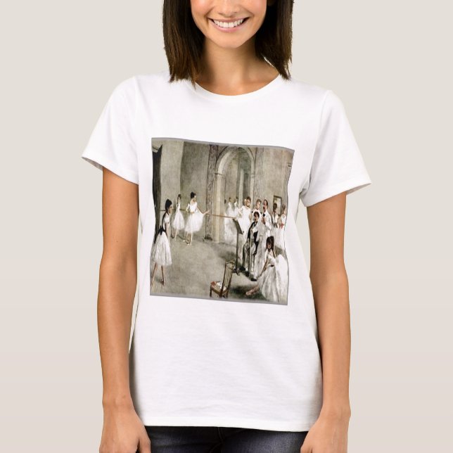 T-shirt Bébé de dames de pratique en matière de ballet - (Devant)