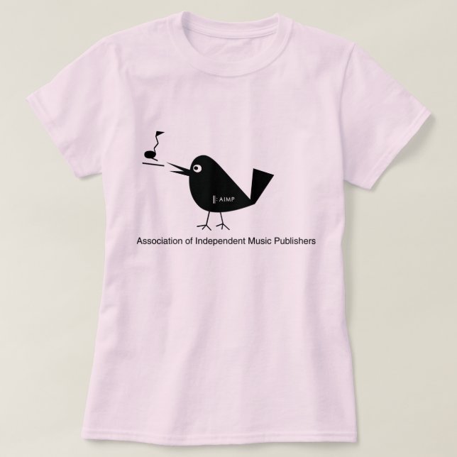 T-shirt Bébé de dames d'oiseau d'AIMP - poupée (adaptée) (Design devant)