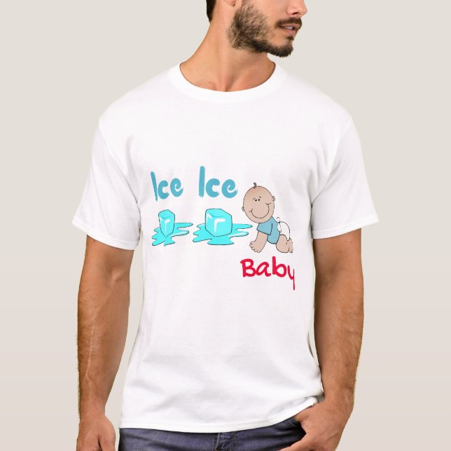 T-shirt Bébé de glace de glace (Devant)