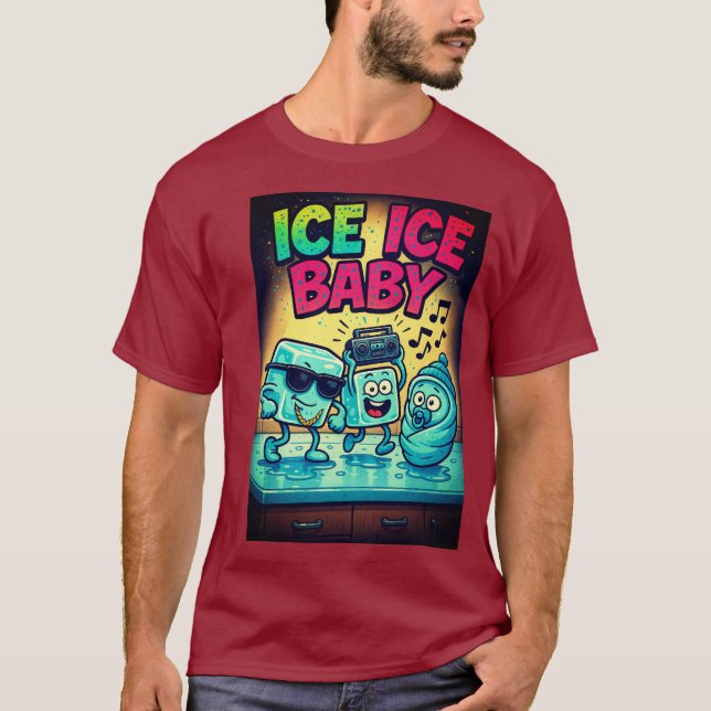 T-shirt Bébé de glace - Drôle Hip hop (Devant)
