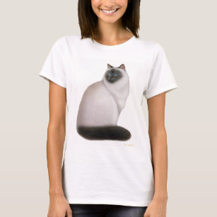 T Shirts Chat Siamois Originaux Personnalisables Zazzle Fr
