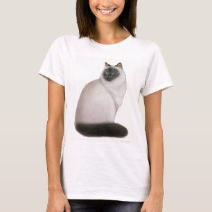 T-shirt Bébé de l'Himalaya pelucheux de chat - chemise de