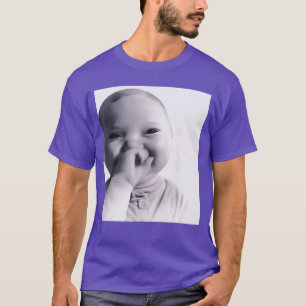 T-shirt Bébé de niche drôle génération z Mème ai Viral Rir