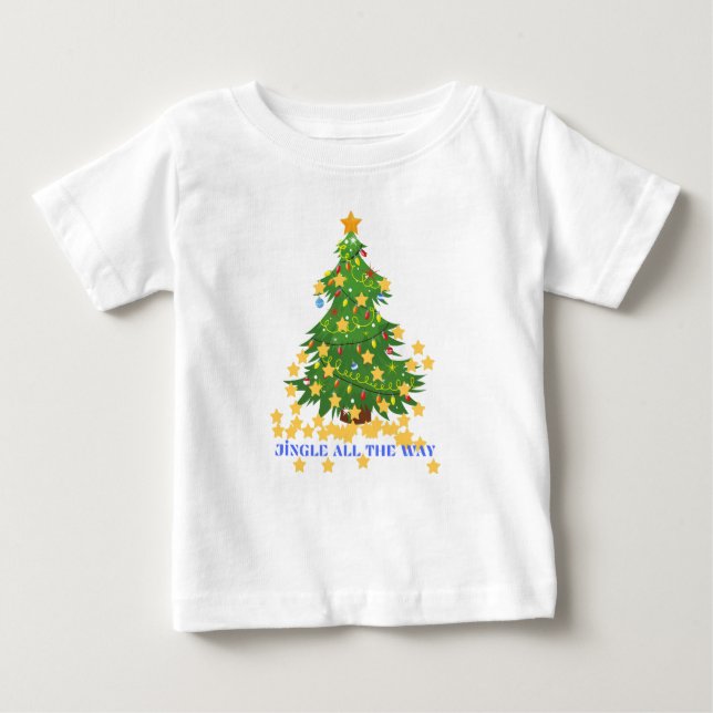 T-shirt bébé de Noël (Devant)
