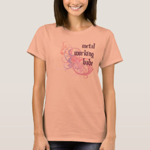 T-shirt Bébé de travail métallique