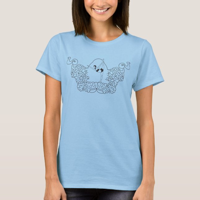 T-shirt bébé debout d'arc - poupée (Devant)