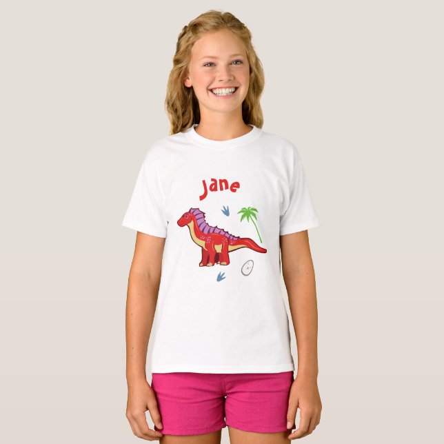 T-shirt Bébé Dinosaur Amargasaurus (Devant entier)