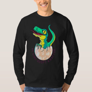 T-shirt Bébé dinosaure sortant d'un œuf rapace