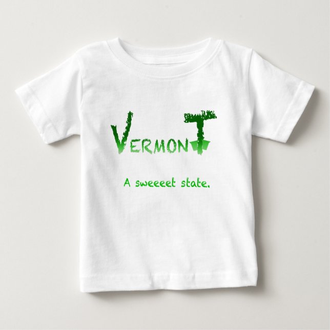 T-shirt bébé doux du Vermont (Devant)
