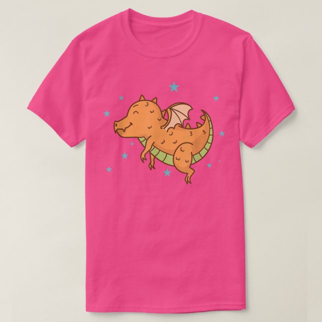 T-shirt Bébé Dragon dreams Fable Creature Fairy Tale  (Design devant)