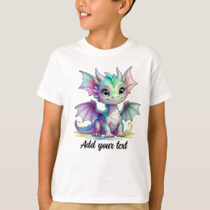 T-Shirt Bébé Dragon Pastel